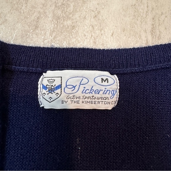 Vintage Green Bay Packers sweater blue v-neck 1960’s - Picture 7 of 8